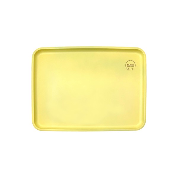 Tradition Acoustic PLATRAY Non-Slip Tray 14.2 inches (36 cm), Yellow, Made in Japan