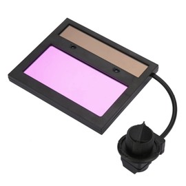 Welding Helmet Lens, Auto Darkening Lens Solar Power Panel Mask Automation Dimming Filter Variable Shade Protective Eyes Goggles Large Viewing Window Fast Response Times Safety Replacement Accessories