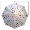 Foxfire for Kids Solid Pattern Umbrella White with Pastel Polka