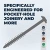 Kreg SML-C2X250-30 Protec-Kote Pocket Screws, 2-1/2 Inch #14 Coarse Thread,
