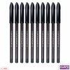 CLARO Scholar Ballpoint Pens, BLACK, Medium Point (1.0mm), Pack of