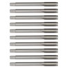 10pcs Thread Tap Set Straight Flute HighSpeed Steel Machine Tap