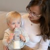 Dr. Brown's Milestones Narrow Sippy Straw Bottle, Spill-Proof with 100%