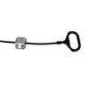 FR D-Pull Recliner Handle and Cable, 3mm Barrel, 3.25" Exposed