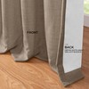 INOVADAY Pinch Pleated Curtains, 100% Light Blocking Linen Pinch Pleat