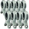 9 Pack Beach Towel Clips, Heavy-Duty Plastic Clothes Pins Bright