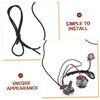 SUPVOX 4pcs Electric Guitar Wiring Harness Kit with Electronics and