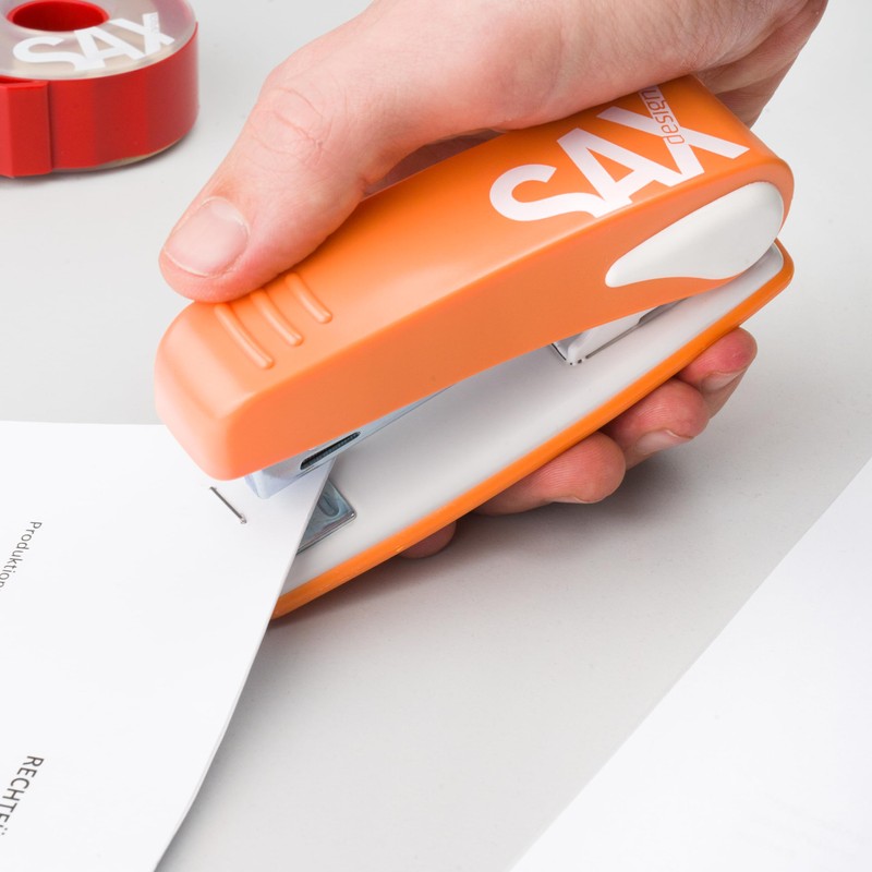 SAX Design Hefter 239, Bürohefter orange, 25 Blatt, Sax