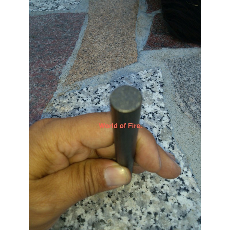 World of Fire. Large ferrocerium Rod Ferro Rod firesteel. 1/2"