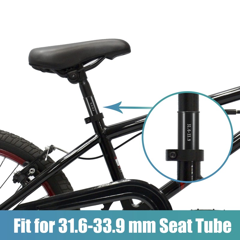 X AUTOHAUX 31.6 to 33.9mm Bicycle Bike Seat Post Tube