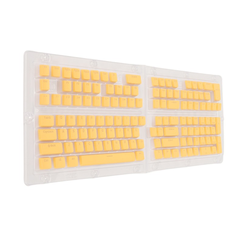 PBT Pudding Keycaps 129 Keys Translucent OEM Height Doubleshot Injection
