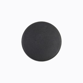 Hickory Hardware 1 Pack Solid Core Kitchen Cabinet Knobs, Luxury Cabinet and Dresser Knobs, Handle Pulls for Doors & Drawers, 1-3/8 Inch, Black Iron, Forge Collection