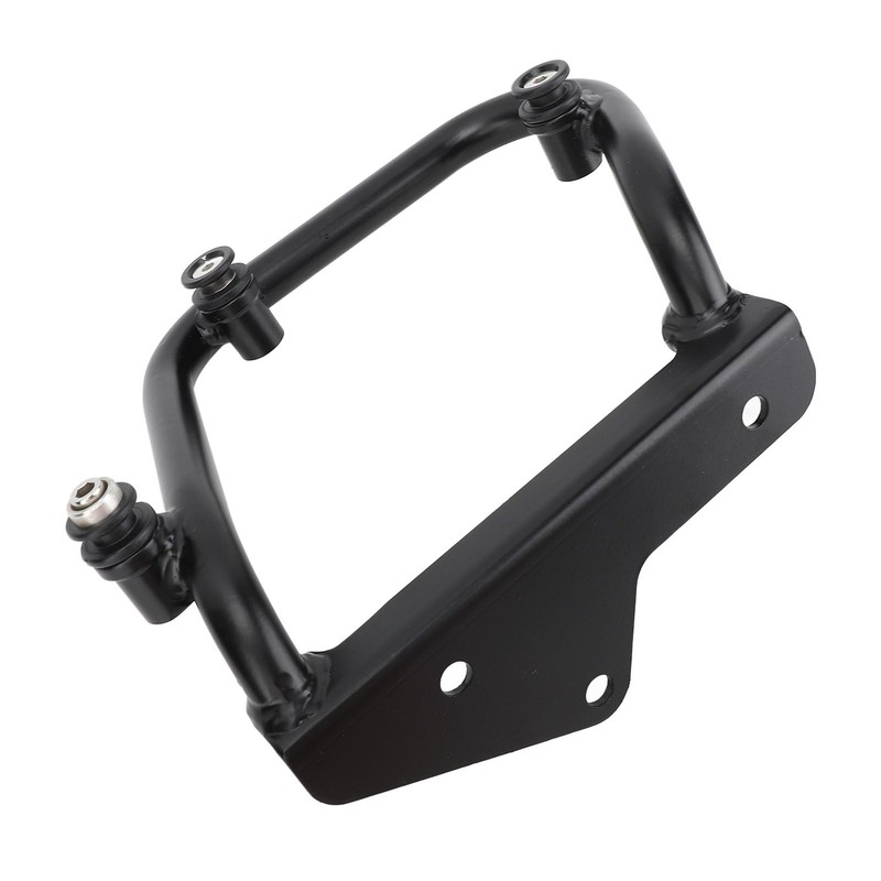 Motorcycle Side Bag Bracket Easy Install Black 16mm Welded Pipe