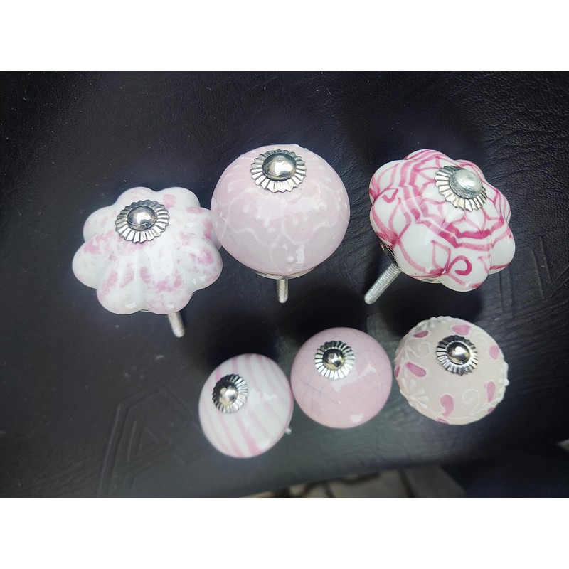ATCUSA Premium Pink Knobs for Cabinets Drawers - Choose ur