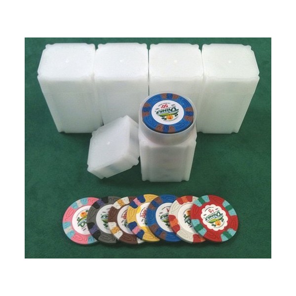 5 Casino Chip Tubes Collector Chip Storage Las Vegas 39,
