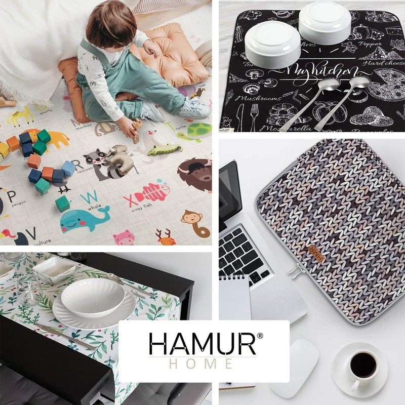 HAMUR HOME Set of 2 Cushion Covers, 30 x 50