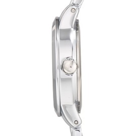 Armitron Women's Japanese Quartz Dress Watch with Metal Strap, Silver, 20 (Model: 75/5821MPSV)