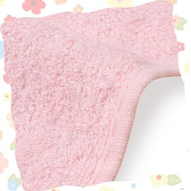 Meng Jiaran 12 Pcs Flannels Face Cloth Soft Face Cloths Flannels Bath Towels Quick Dry Face Body Cloths Squares Wash Cloths For Baby, Kids, Adults Makeup Remover (25x25cm)