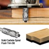Compression Top Bearing Flush Trim Router Bit 1/4 Shank -