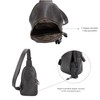 JESSIE & JAMES Jeannie Unisex Multi-Pocket Concealed Carry Sling Bag