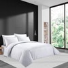 LYMA Bedding Duvet Cover Set Single Stripes Embossed, OEKO-TEX Certified,