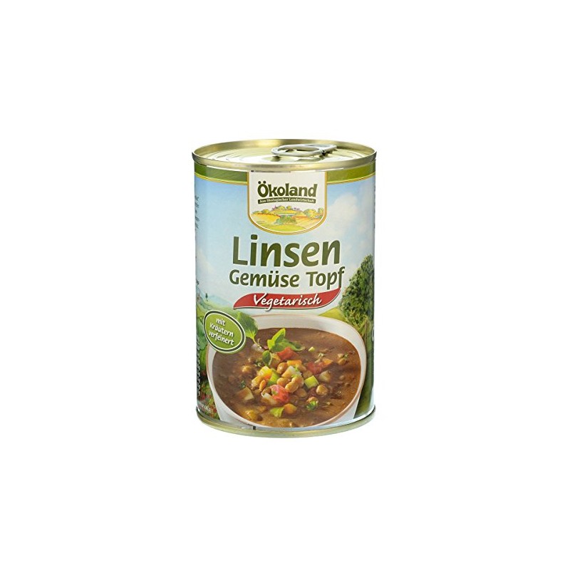 Ökoland Organic Lentil Vegetable Pot 400 g