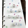 6-in-1 Pre Self-Inking Planner Stamp Set - Portable Daily Life