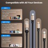 3 in 2 Multi Charging Cable, Retractable Car Charger for