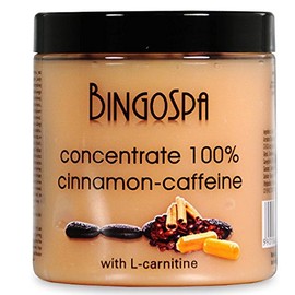 BINGOSPA Anti-Cellulite Slimming Cinnamon and Caffeine 100% Concentrate with L-Carnitine for Firming and Modelling - 250 g