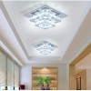 Cainjiazh Mini Chandelier LED Crystal Ceiling Light 2 Layers Flush