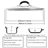 12 Inch Tempered Glass Lid for Lodge 12" Cast Iron