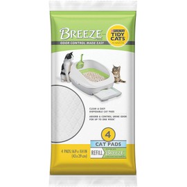 Tidy Cats BREEZE Cat Litter Pads 4 Pack