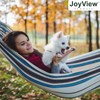 JoyView Brazilian Double Hammock with Hanging Ropes Extra Large 86.6x59”