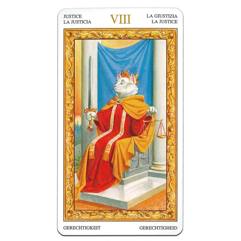 White Cats Tarot "Original Japanese Manual" Tarot Card