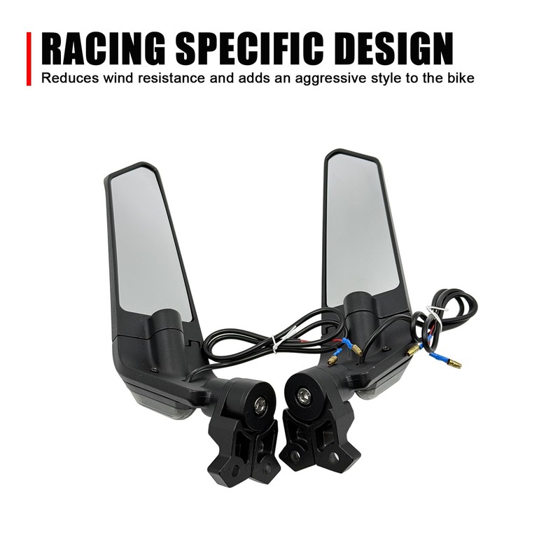TT719 Wing Style Aerodynamic Rear View Mirror Compatible with CFMOTO