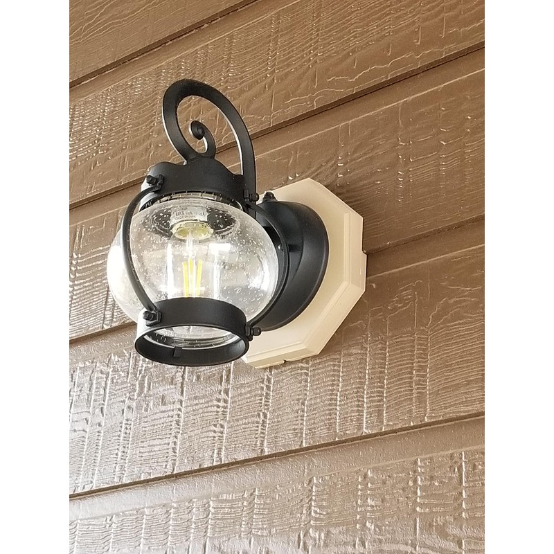 Vinyl Siding Mounting Block, 8141 Siding Light Mounting Block with