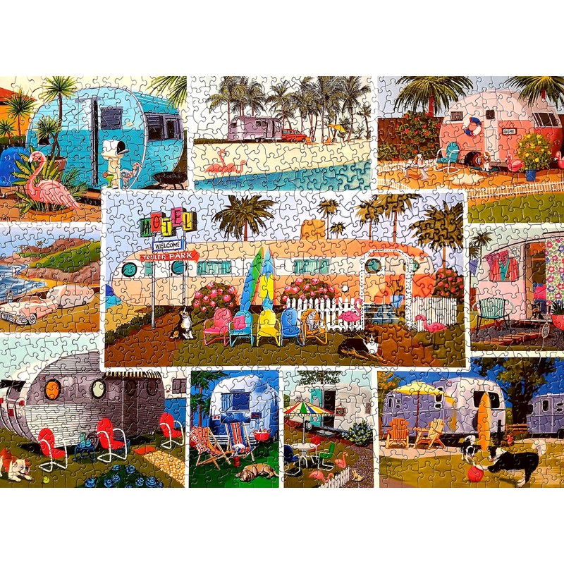 Vintage Trailer Jigsaw Puzzle