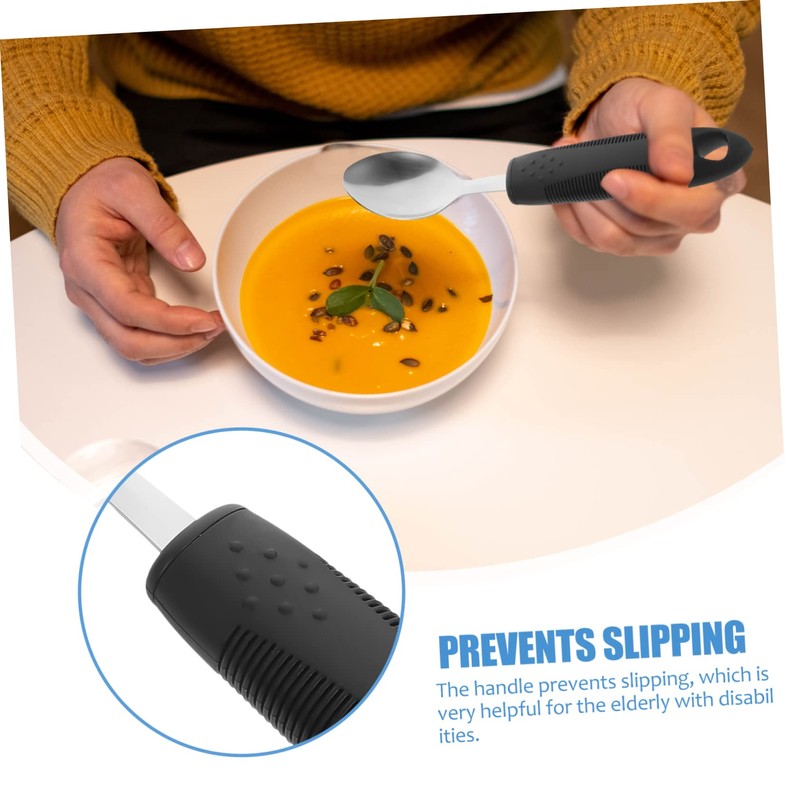 Healeved 1 Set Anti-shake Tableware for The Elderly Portable Disabled