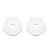 2PCS Car Wiper Arm Hole Protection Pad, Silicone Windshield Wiper