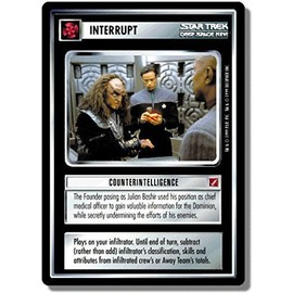 Decipher Star Trek CCG 1E BOG Blaze of Glory COUNTERINTELLIGENCE GU37