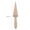 Moofey Ice Cream Cone Mold Reusable Wooden Krumkake Roller Cone