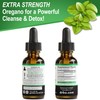 Oregano Oil Organic Liquid Drops - 6 Month Supply Oil