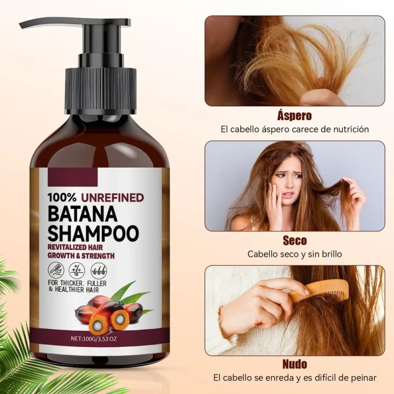Pack Champú de Batana y Romero para Crecimiento del Cabello,