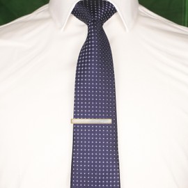 MENDEPOT Gold Plated Mother Pearl Abalone Tie Clip In Box Father's Day Men Birthday Tie Bar Gift (Mother of Pearl)