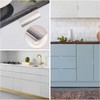 MOROBOR Finger Edge Pull, 8pcs Concealed Handle Modern Style Drawer