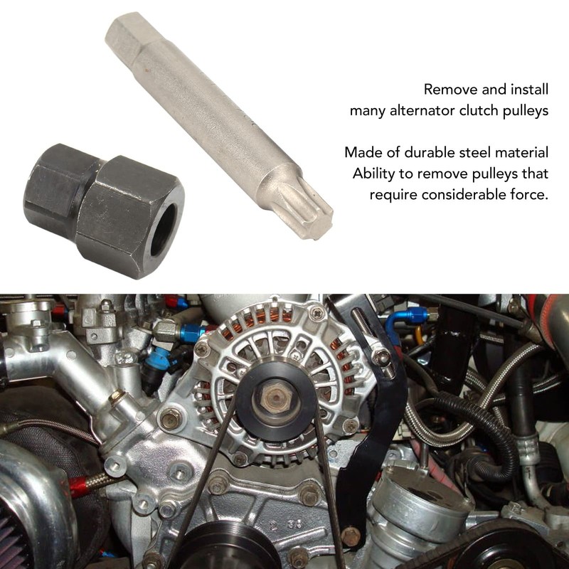 Keenso Car Alternator Pulley Remove Tool, Car Alternator Decoupler Pulley