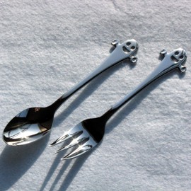 Nagao Tsubamesanjo Children's Collection Children's Spoon and Fork Set, Ciao, Made in Japan