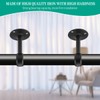Anndason Curtain Rod Ceiling-Mount Bracket Curtain Rod Brackets Curtain Rod