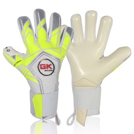 GK Saver Football Goalkeeper Goalie Gloves | Anti-Slip Grip Palms | Spectrum Series | Goalkeeping GK Gloves| Perfect for Intense Soccer Gameplay (Spectrum S3, SIZE 8)