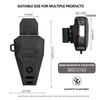 SAMSFX Fishing Pliers Sheath, Tool Holster, 360-Degree Rotatable Belt Clip,